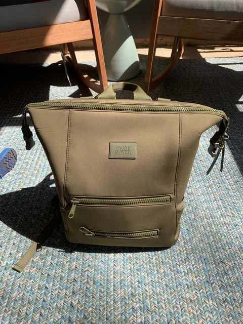 Dagne Dover Indi Diaper Bag w/ Accessories - Size Large in Moss Green