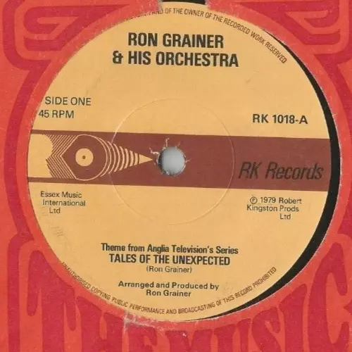 Ron Grainer & Orchestra Tales Of The Unexpected 7" Vinyl Spooky Roald Dahl Theme