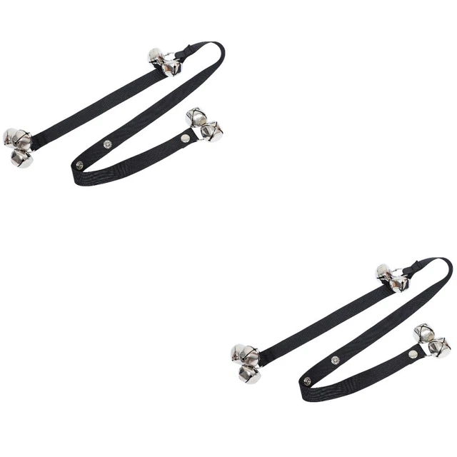 2 Pcs Dog Bell Leash Harness for Puppies Pet Door Rope Decoration