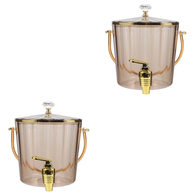2x Dispensador de limonada portátil de gran capacidad para fiesta dispensador de bebidas con