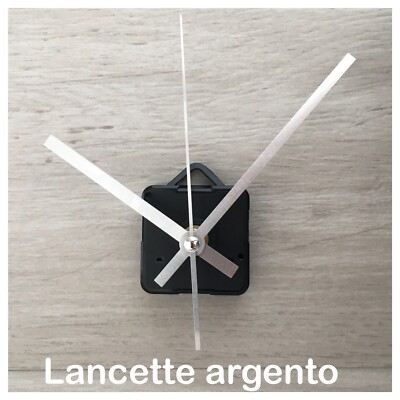 Albero Corto Meccanismi di Ricambio Orologio 2 Set Meccanismo Orologio da Parete Motore Orologio da Parete Meccanismo Silenzioso Orologio al Quarzo Albero Lung Meccanismo Movimento Orologio 