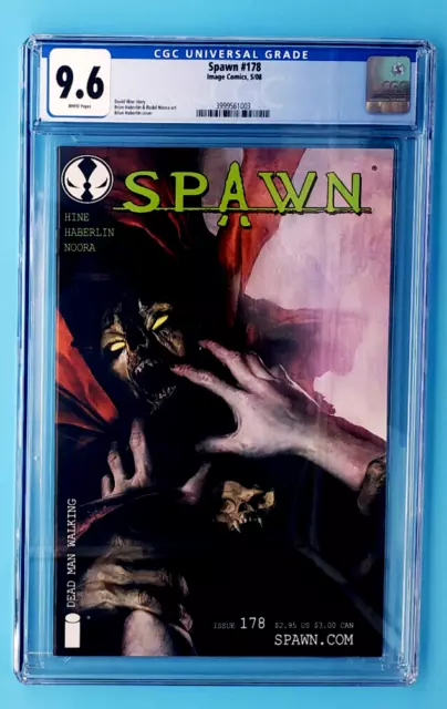 🩸Spawn #178 Cgc 9.6🩸Rare Spawn Image Comic Brian Haberlin Cover 🩸Low Run🩸
