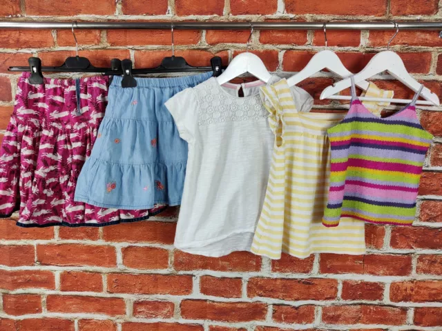 Girls Bundle Age 5-6 Years M&S Boden Mothercare Skirt Top T-Shirt Summer 116Cm