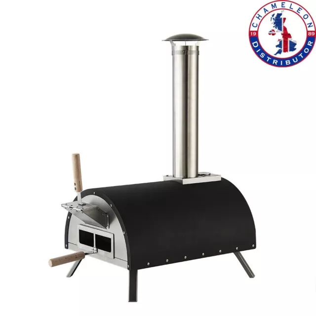 Table top Pizza Oven wood Pellets Multifuel Compatible Hardwood Outdoor Garden 3