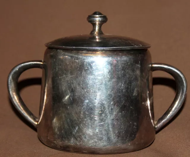 Details about  Vintage German Hepp Exclusiv silver plated sugar bowl