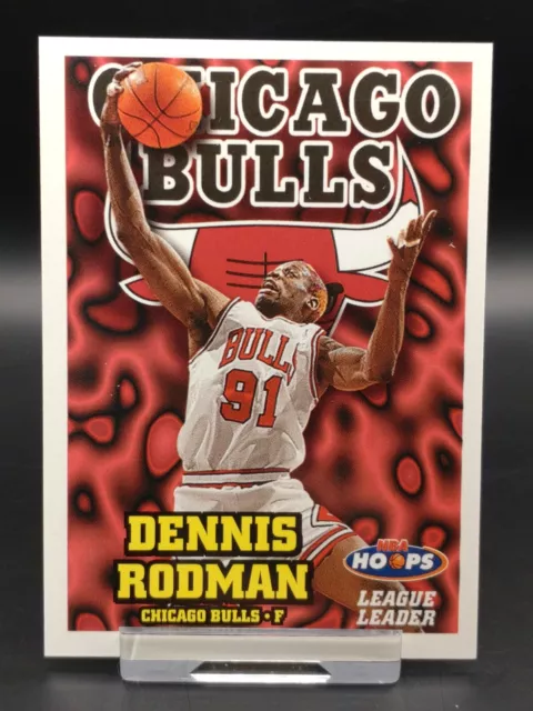 1997-98 NBA Hoops Dennis Rodman Chicago Bulls League Leaders #2
