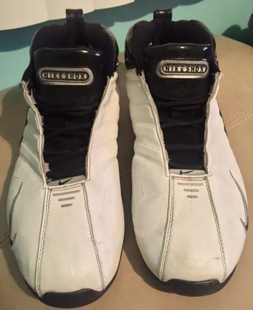 2003 NIKE SHOX Supremacy Tim Duncan White Black Silver Home