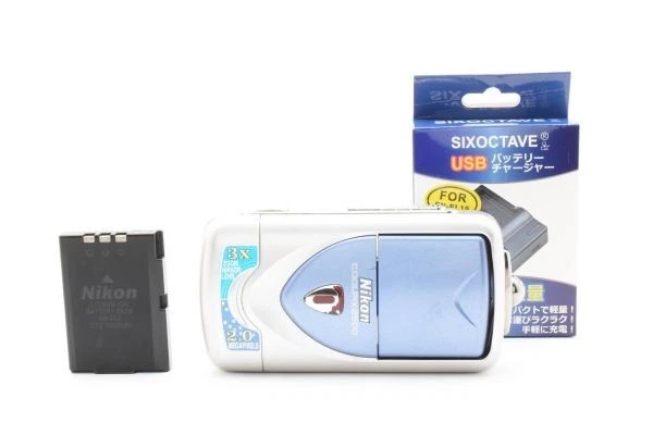 Nikon COOLPIX E2500 バッテリー付 Nikon COOLPIX2500復活！ バッテリーパックにバッテリーパックを