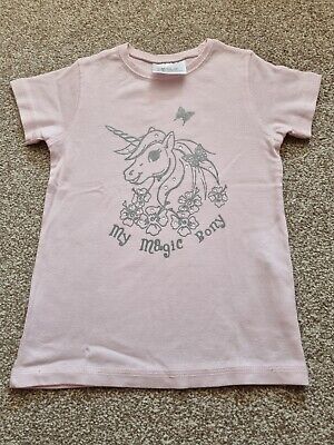 Girls 'My Magic Pony' Pink T-Shirt. Age 6-8yrs. VGC