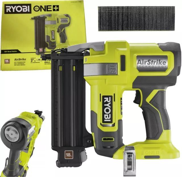 Ryobi Akku-Nagler 18 V + 500x Nägel 32 mm + Gürtelhaken R18GN18-0 5133005136