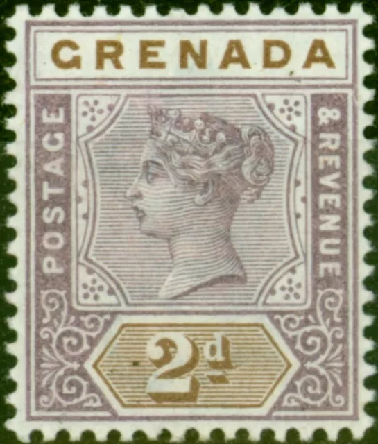 Grenade 1899 2d Mauve & Marron SG50 V.F & Frais Très Légèrement MTD Mint