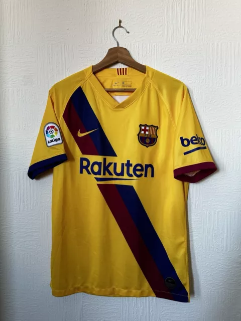 Original FC Barcelona 2019/20 Away Football Shirt Nike Size Medium