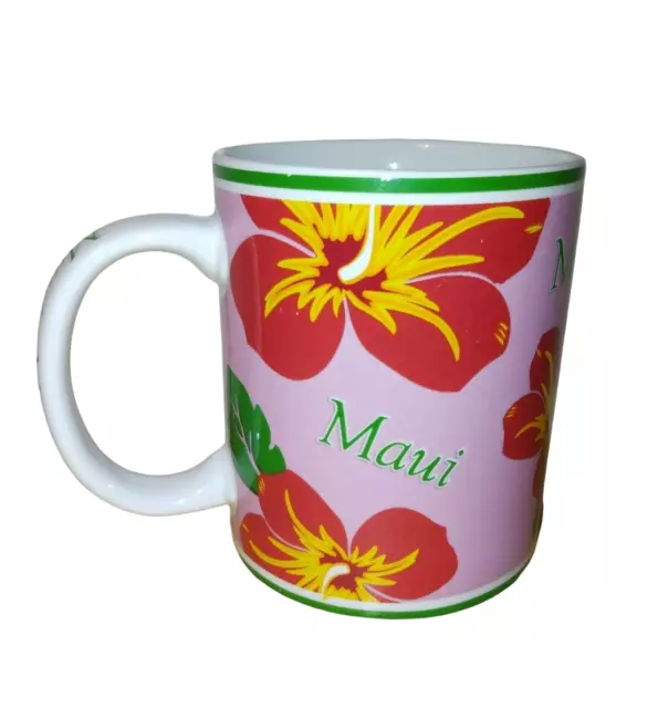 HAWAIIAN HILO HATTIE Maui Coffee Mug  Tea Cup THE STORE OF HAWAII Hibiscus TIKI