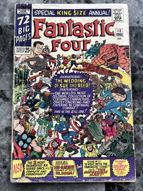Fantastic Four King-Size Annual #3 Mar 1965