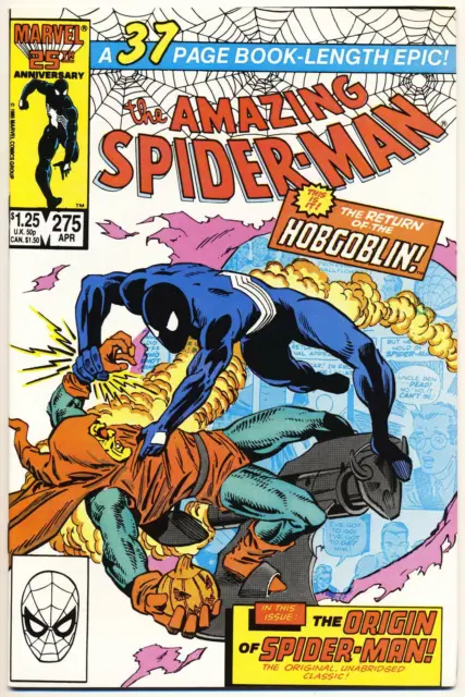 AMAZING SPIDER-MAN #275 VF, HOBGOBLIN! Direct, Marvel Comics 1986 Stock Image