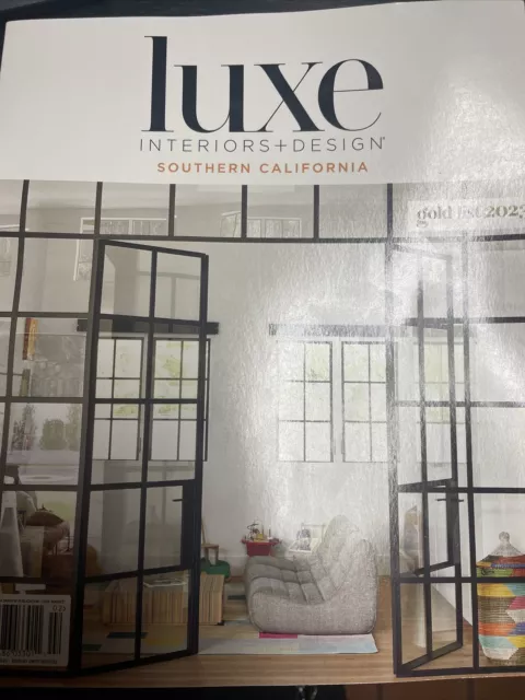 Luxe Interiors + Design Southern California Gold list 2023 Brand New Magazine