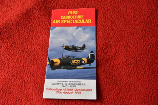 Vintage 1995 Caboolture Air Spectacular Brochure with Trojan & Boomerang Poster