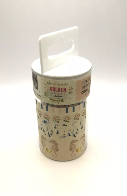 Golden Coast 4 Pack Washi Tape for Scrapbooking and Card Making 4x10 Yards