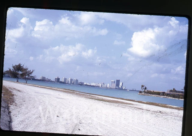 1973 Kodachrome Photo slide  Florida    coast   Buildings
