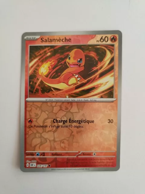 Pokemon Card - Reverse Salameche 026/197 - Obsidian Flames EV03