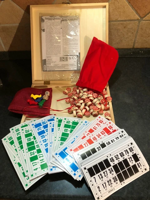 GIOCO TOMBOLA DA Tavolo Società Natale Festa Bingo Lotto 90 Numeri 48 Cartelle EUR 19,90 - IT