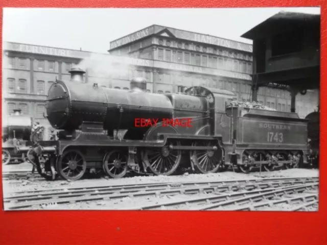 Photo  Sr Ex Secr Class D1 Loco No 1743 Br 31743