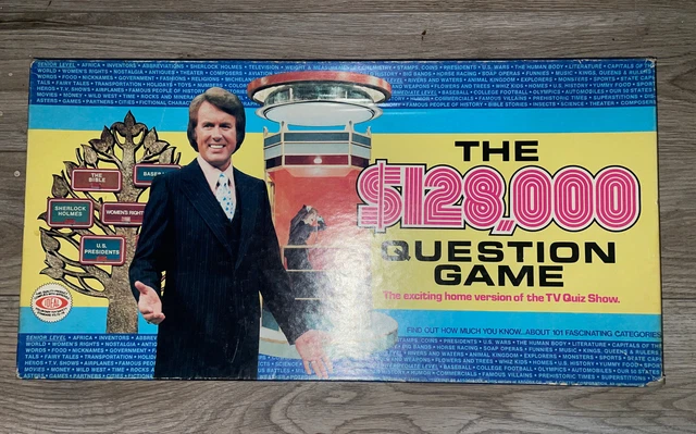 IDEAL THE $128,000 QUESTION GAME 1977 RARE GAME Complete