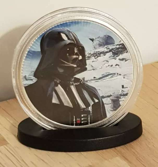 2017 Niue 1 oz Silver "Star Wars: Darth Vader Hoth backdrop" - mintage 217!