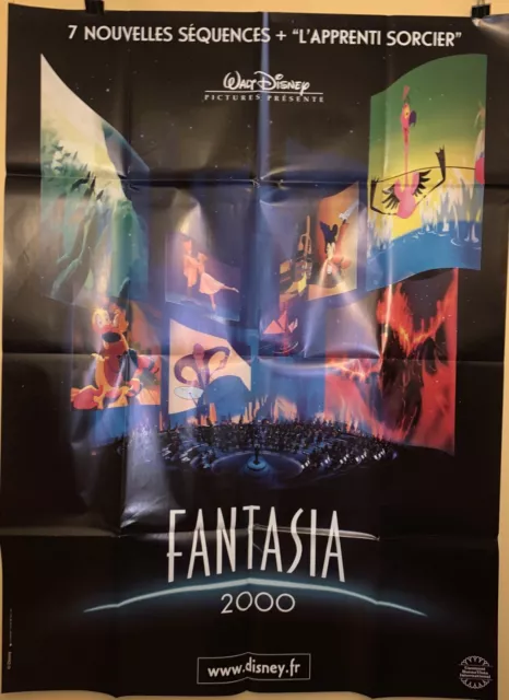 Affiche FANTASIA 2000. 120 X 160 cms. Walt Disney