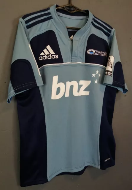 Camiseta De Casa Adidas Para Hombre Rugby Union Aukland Blues 2010/2011 Talla S 2