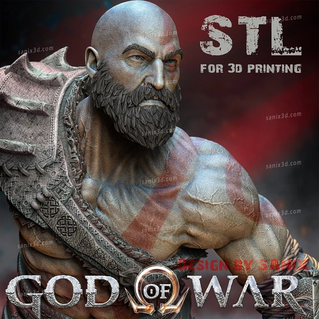 KRATOS, GOD OF War, 3d print resin model kit 110 scale 50.00 PicClick