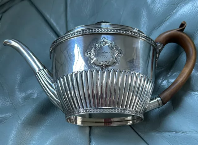 Antique Solid Silver Teapot