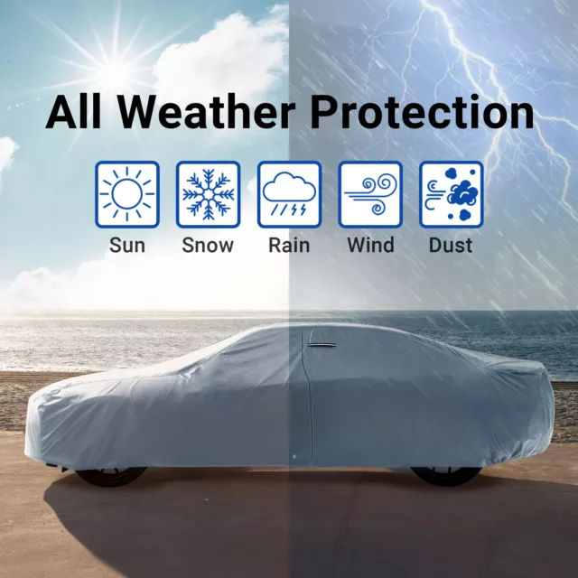 For FORD [THUNDERBIRD] Premium Custom-Fit Outdoor Waterproof Car Cover 3