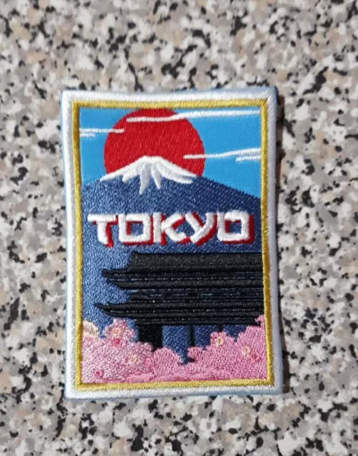 japan patch souvenir tokyo landscape travel souvenir 2