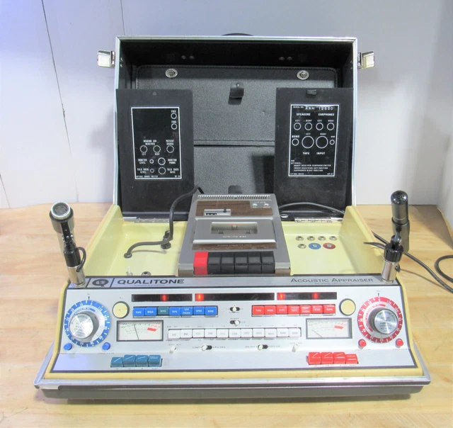 Vintage Qualitone Performance Acoustic Appraiser ANSI Hearing Threshold Level