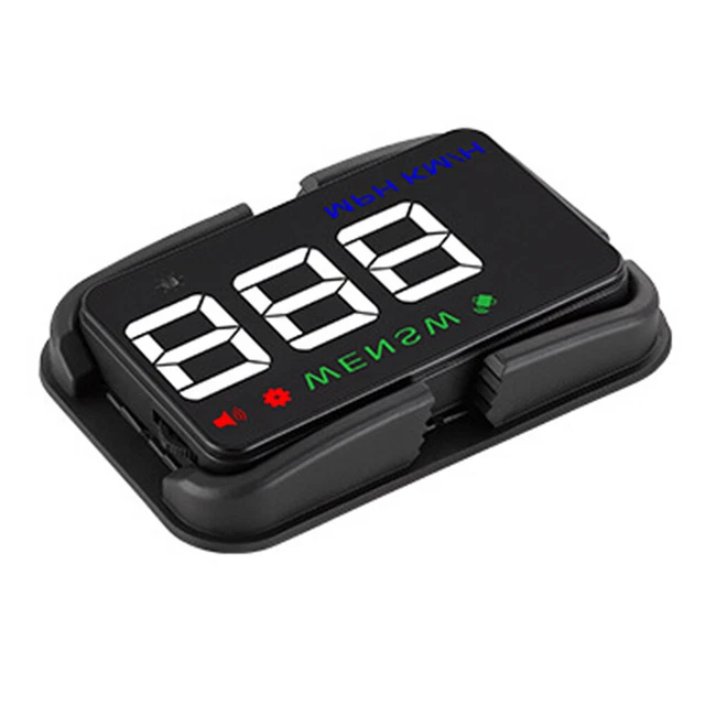 Head-Up Display Auto HUD GPS Con Tachimetro, Bussola E Avviso Di Velocità - Schermo Parabrezza Con Regolazione Automatica Luminosità - USB Type-C