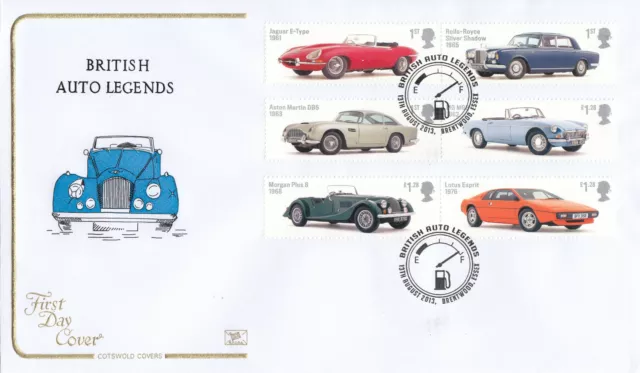 (56880) GB Cotswold FDC British Auto Legends Bretwood Essex 2013