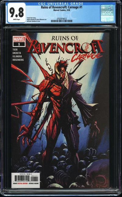Ruins of Ravencroft: Carnage #1 cgc 9.8 First App of Cortland Kasady