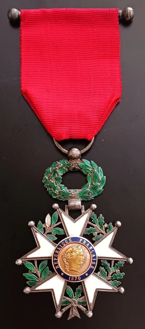 Décoration Médaille Légion D'honneur WW1 Luxe à Filets - Boîte Centre En Or - Occasion