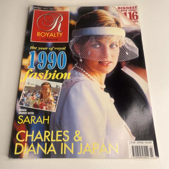 Royalty Monthly magazine Vol 10 #3 December 1990 Princess DIANA Sarah Ferguson