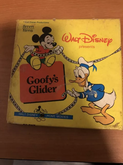 Vintage Walt Disney Goofy’s Glider 8mm B&w Silent Film #1417