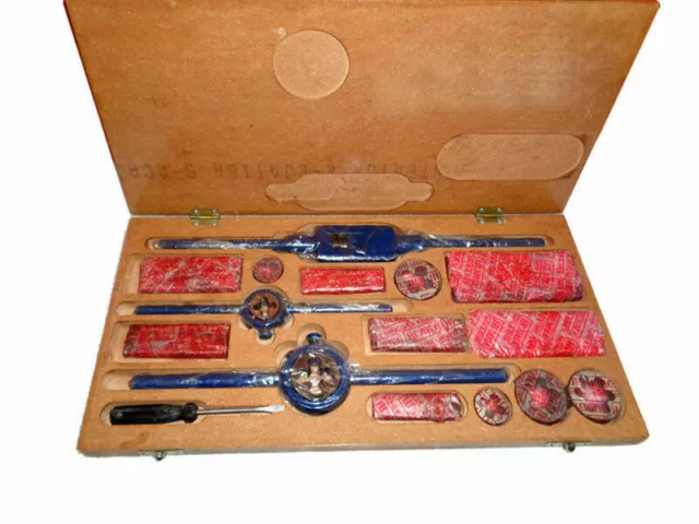 Tap And Die Set 1/4 To 3/4 British Standard Whitworth- Boxed Complete Bsw 2