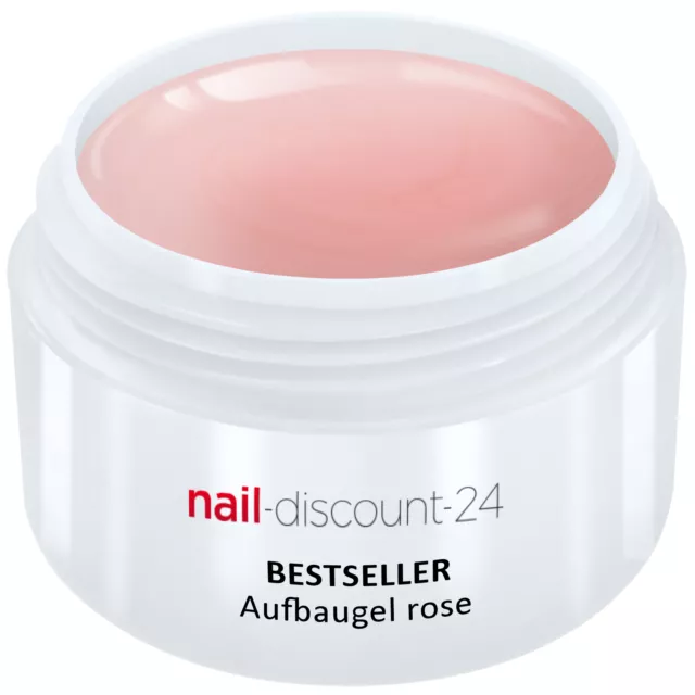 UV-Gel Aufbau Gel rosa 5ml dickviskos elastisch Haftverstärker Builder Nail Art