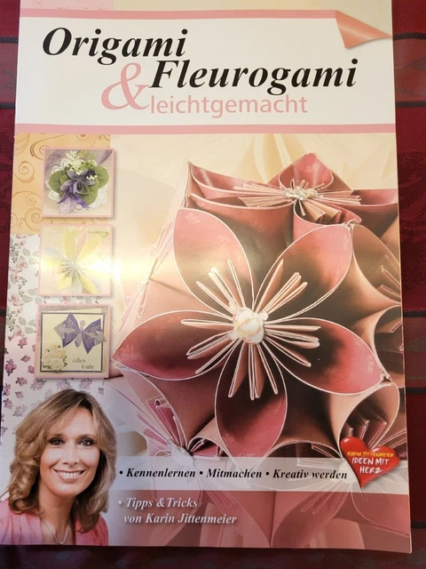 Origami Fleurogami leichtgemacht basteln mit Karin Jittenmaier falten Anleitung 