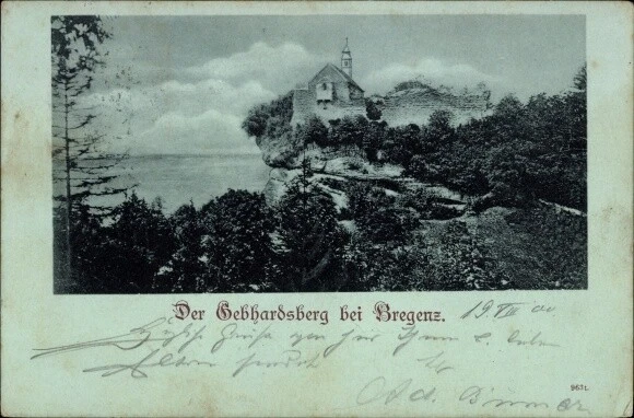 Ak Bregenz am Bodensee Vorarlberg, Gebhardsberg - 3840174