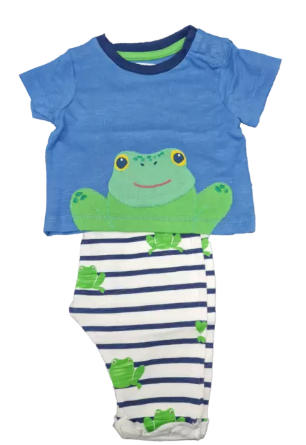 Girls Boys Baby Outfit Leggings and Top Set Ex Boden Frog NEW 0-4Yr 2