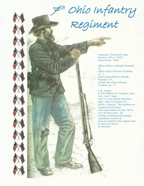 Civil War History of the 7th Ohio Infantry Regiment