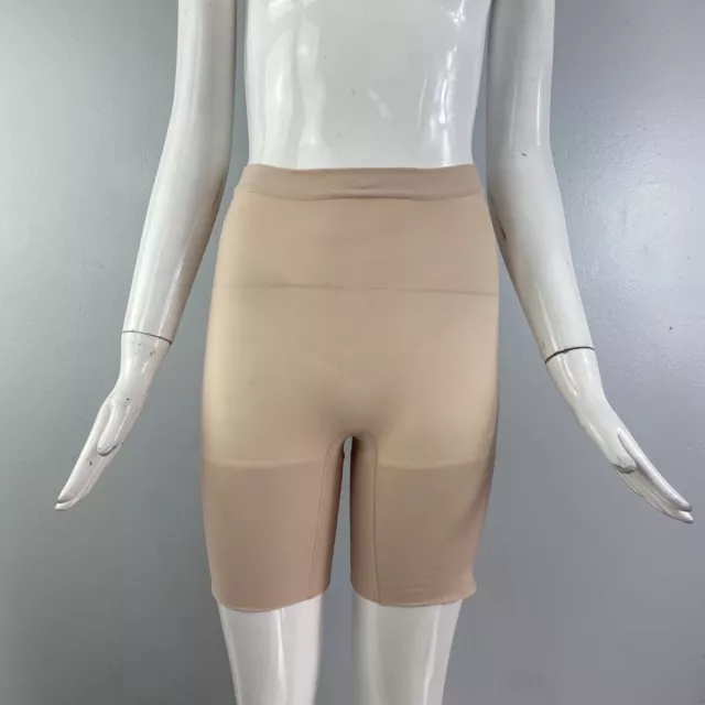 NWOB Spanx Womens Power Short Nude 3 Pack Size M