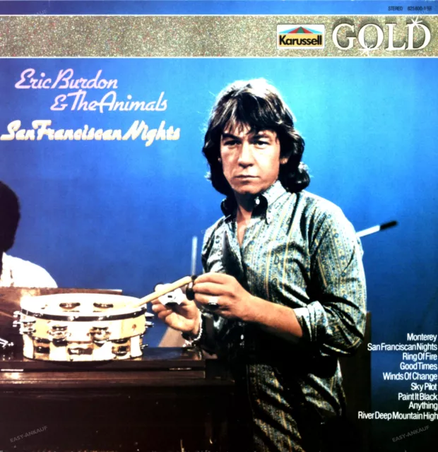 Eric Burdon & The Animals - San Franciscan Nights LP (VG+/VG+) '