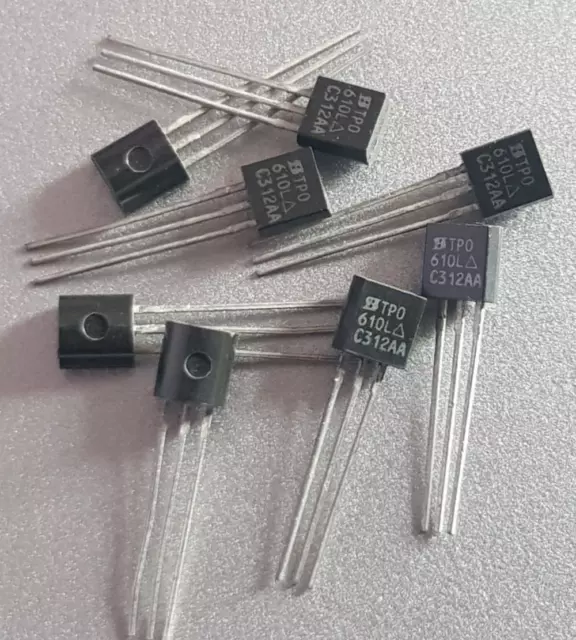 Lot of 10pcs Siliconix TP0610L 60V P-Channel MOSFET Transistor TO-236AA